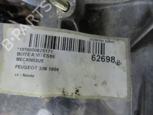 Used Gearbox Gearbox PEUGEOT 306 Hatchback (7A, 7C, N3, N5) 1.6 (89 hp) 40554238 40554238