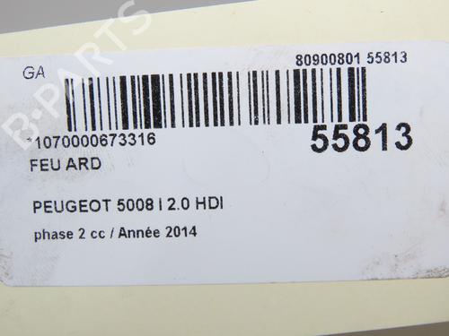 Used Right taillight Right taillight PEUGEOT 5008 (0U_, 0E_) 2.0 HDi 150 / BlueHDi 150 (150 hp) 33188229 33188229