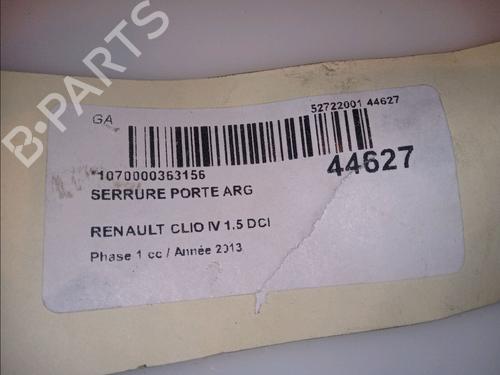 Rear left lock RENAULT CLIO IV (BH_) 1.5 dCi 90 | BP11103500C100