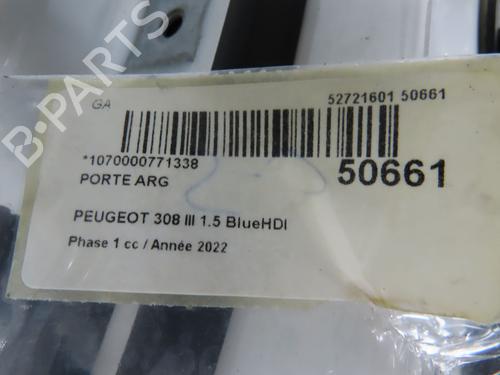 Used Left rear door Left rear door PEUGEOT 308 SW III (FC_, FJ_, FR_, F4_, FN_) BlueHDi 130 (FCYHZL, FCYHZT) (131 hp) 39113647 39113647