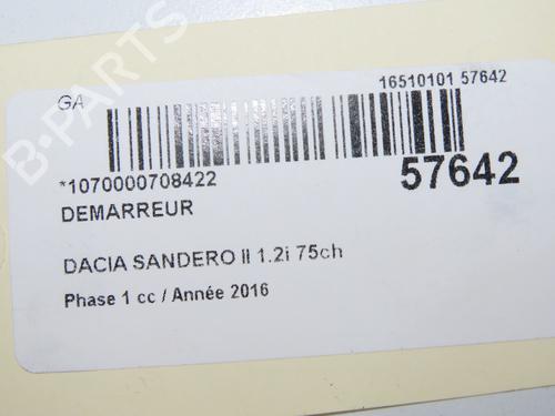 starter-dacia-sandero-ii-2012-34255338 main image