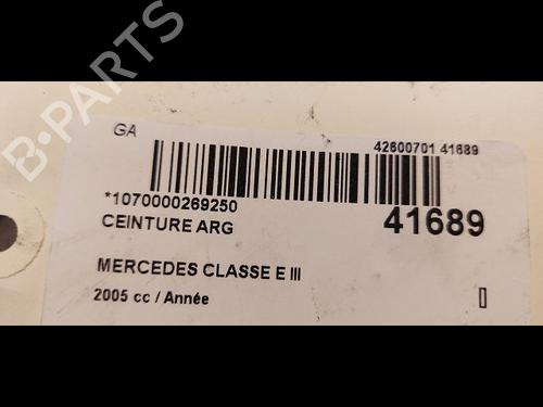Venstre bagtil seleforstrammer MERCEDES-BENZ E-CLASS (W211) E 280 CDI (211.020) (190 hp) 23175155