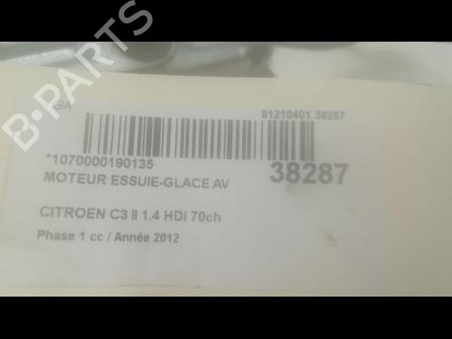 Used Front wiper motor CITROËN C3 II (SC_) 1.4 HDi 70 (SC8HZC, SC8HR0, SC8HP4) (68 hp) 9603901