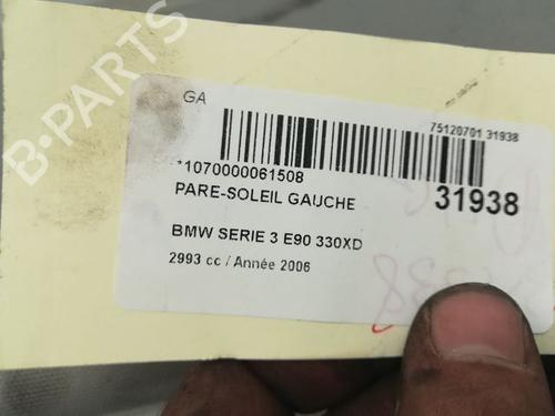 Used Left sun visor Left sun visor 36495591 36495591