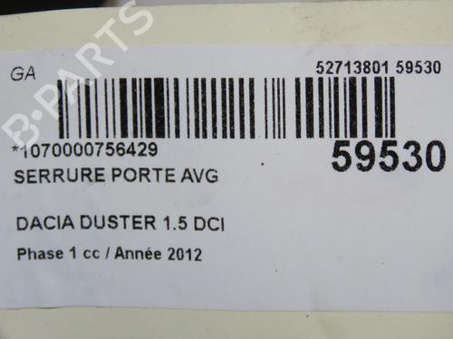 Front left lock DACIA DUSTER (HS_) 1.5 dCi (HSMC) | BP36427228C98 - Image 5