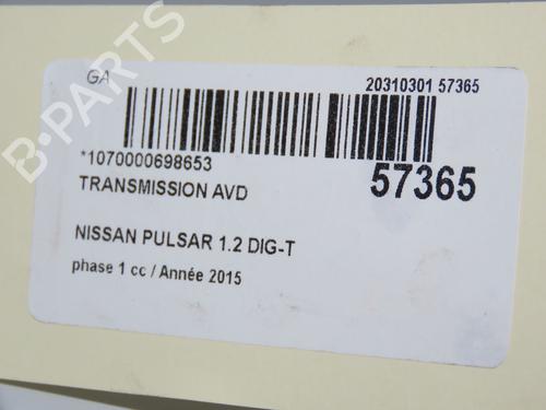 Right front driveshaft NISSAN PULSAR Hatchback (C13) 1.2 DIG-T | BP32457485M39