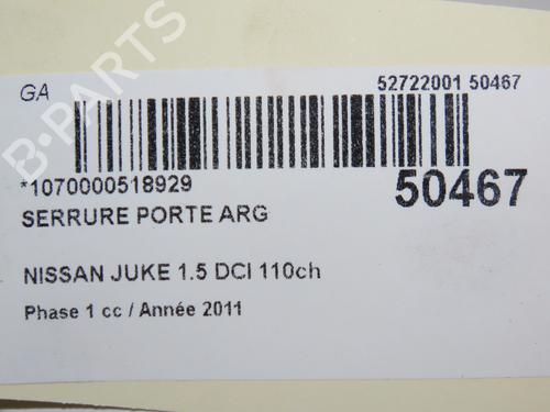 Rear left lock NISSAN JUKE (F15) 1.5 dCi | BP18953706C100