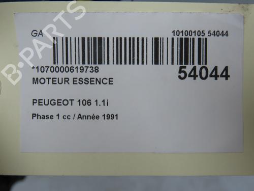 Engine PEUGEOT 106 I (1A, 1C) 1.1 | BP29195947M1 
