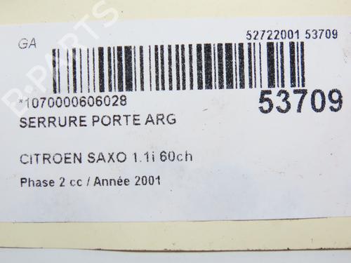 Rear left lock CITROËN SAXO (S0, S1) 1.1 X, SX | BP28969092C100 