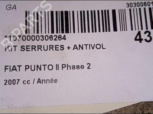 Used Electronic module FIAT PUNTO (188_) 1.2 Natural Power (60 hp) 14875267