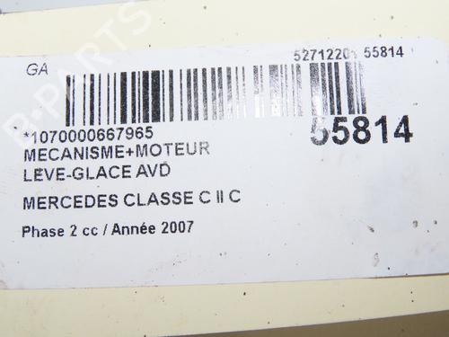 Front right window mechanism MERCEDES-BENZ C-CLASS (W203) C 220 CDI (203.008) | BP31984616C23 