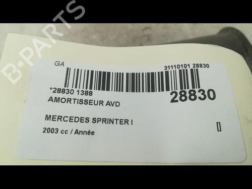 Used Right front shock absorber Right front shock absorber MERCEDES-BENZ SPRINTER 3-t Van (B903) 308 CDI (903.661, 903.662, 903.663) (82 hp) 36493869 36493869