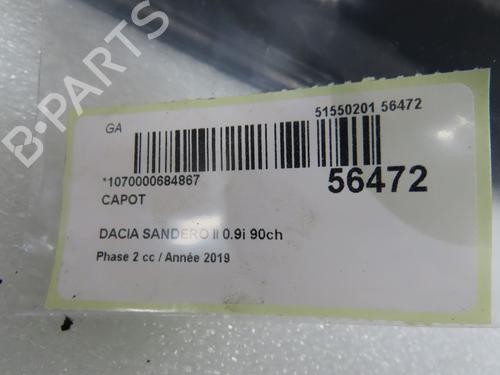 Capot Capot DACIA SANDERO II TCe 90 (B8M1, B8MA, B8AC) (90 hp) 32872939 32872939