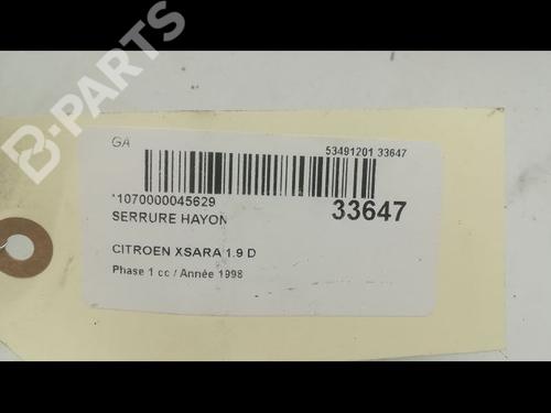Tailgate lock CITROËN XSARA (N1) 1.9 D | BP9593650C101 