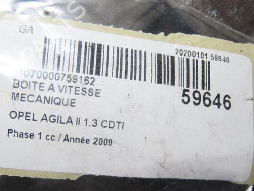 Gearbox OPEL AGILA B (H08) 1.3 CDTI (F68) | BP39732794M3 - Image 5