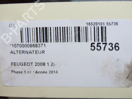 Alternator PEUGEOT 2008 I (CU_) 1.6 VTi | BP31179686M7 - Image 8