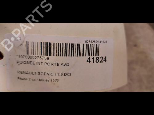 Used Rear left interior door handle RENAULT SCÉNIC I MPV (JA0/1_, FA0_) 1.9 dCi (JA05, JA1F) (102 hp) 9613398