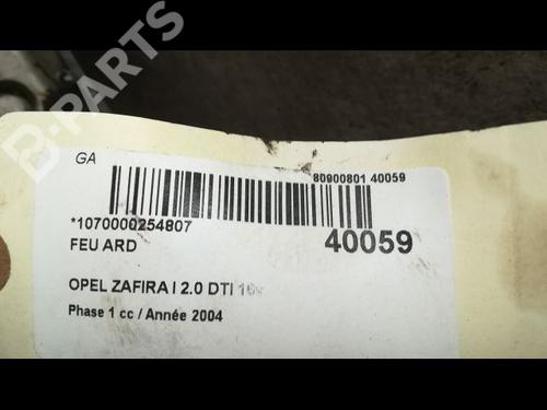 Right taillight OPEL ZAFIRA A MPV (T98) 2.0 DTI 16V (F75) | BP9610208C35 
