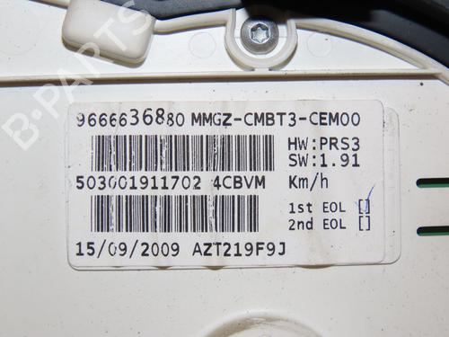 Instrument cluster PEUGEOT 206+ (2L_, 2M_) 1.4 HDi eco 70 | BP28830521C47 