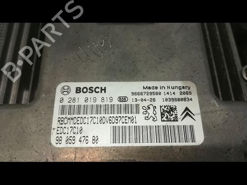 Engine control unit (ECU) CITROËN DS3 Convertible 1.6 HDi 90 | BP9596720M57