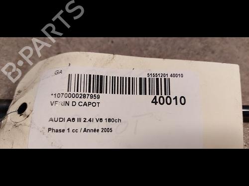 Used Hood lift support AUDI A6 C6 (4F2) 2.4 (177 hp) 23175452