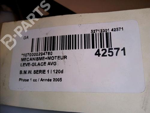 Front left window mechanism BMW 1 (E87) 120 d | BP11102213C22 