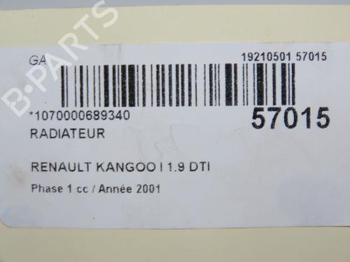 Used Water radiator RENAULT KANGOO (KC0/1_) 1.9 dTi (KC0U) (80 hp) 31155078