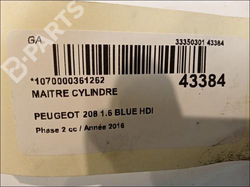 Brake master cylinder PEUGEOT 208 I (CA_, CC_) 1.6 BlueHDi 100 | BP11100414M77 