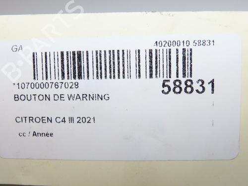 warning-switch-citroen-c4-iii-ba_-bb_-bc_-2020-40273967 main image