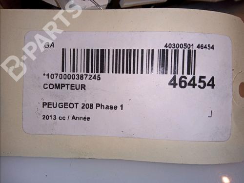 Instrument cluster PEUGEOT 208 I (CA_, CC_) 1.6 HDi | BP11204095C47 