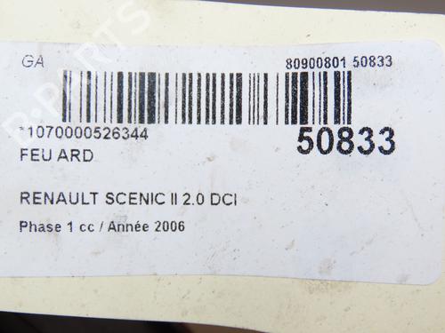 Højre baglygte RENAULT SCÉNIC II (JM0/1_) 2.0 dCi (JM1K) | BP28832642C35 