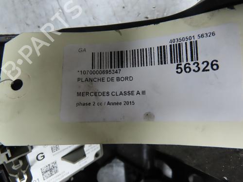 Used Dashboard MERCEDES-BENZ A-CLASS (W176) A 160 CDI / d (176.011) (90 hp) 31912132