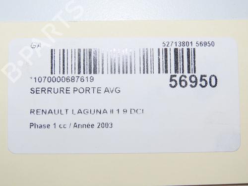 front-left-lock-renault-laguna-ii-bg01_-2001-2002-2003-2004-2005-2006-2007-33008113 main image