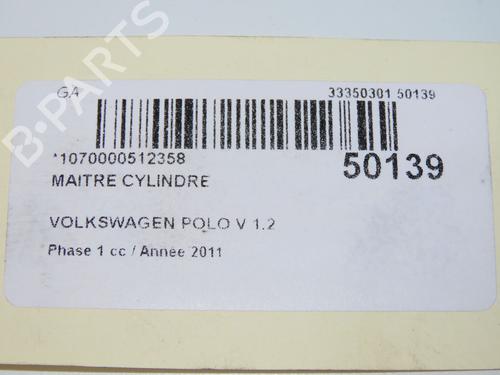 Used Brake master cylinder VW POLO V (6R1, 6C1) 1.2 (70 hp) 16781363