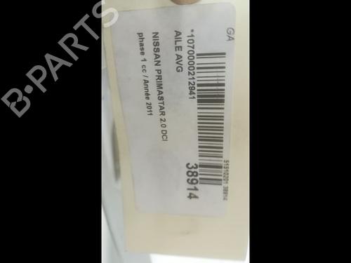 Used Left front fenders NISSAN PRIMASTAR Van (X83) 2.0 dCi 115 (114 hp) 9605141