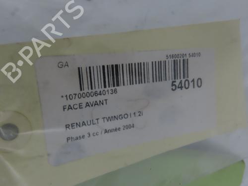 Used Front slam panel Front slam panel RENAULT TWINGO I (C06_) 1.2 (C066, C068) (58 hp) 28968406 28968406
