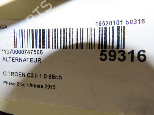 Alternator CITROËN JUMPY II Van 1.6 HDi 90 16V | BP36493474M7 - Image 3