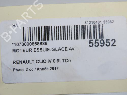Used Front wiper motor Front wiper motor RENAULT CLIO IV Grandtour (KH_) 0.9 TCe 90 (90 hp) 33770490 33770490