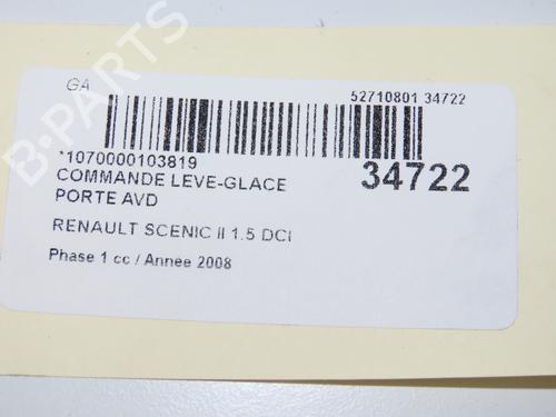 Used Switch Switch RENAULT SCÉNIC II (JM0/1_) 1.5 dCi (JM1E, JM16) (106 hp) 9597380 9597380