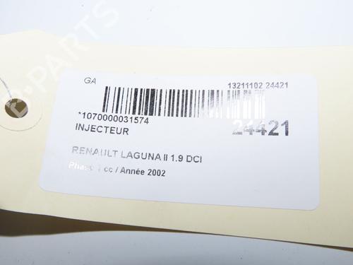 Used Injector Injector RENAULT LAGUNA II (BG0/1_) 1.9 dCi (BG08, BG0G) (120 hp) 34572793 34572793