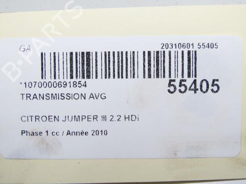 Left front driveshaft CITROËN JUMPER II Van 2.2 HDi 100 | BP32377322M38