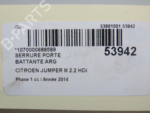 Używane Zamek klapy tylnej / bagażnika CITROËN JUMPER II Van 2.2 HDi 130 (130 hp) 30955846