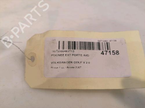 Front right exterior door handle VW GOLF V (1K1) 2.0 TDI 16V | BP15722868C129 