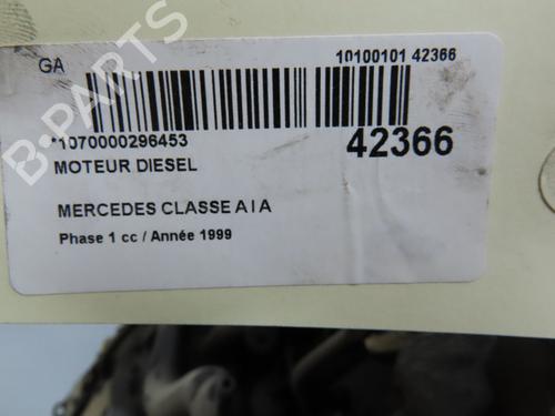 Used Engine MERCEDES-BENZ A-CLASS (W168) A 170 CDI (168.008) (90 hp) 9616168