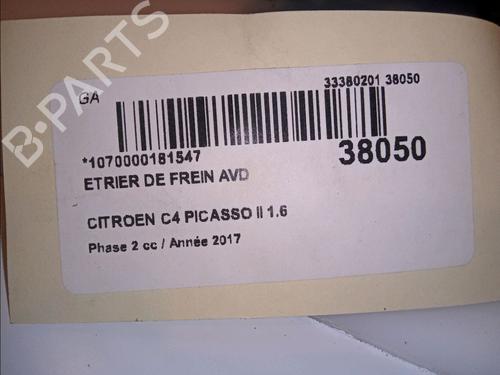 Used Right front brake caliper CITROËN C4 Picasso II 1.6 BlueHDi 120 (120 hp) 14877387