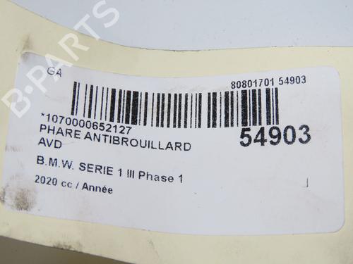 Right front fog light BMW 1 (F40) 116 d | BP31274445C31 - Image 6