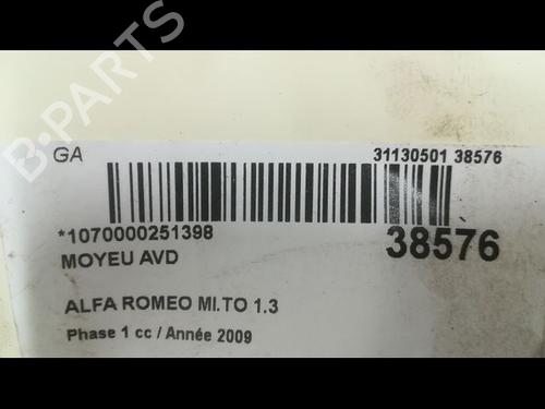 Used Left front steering knuckle ALFA ROMEO MITO (955_) 1.3 MultiJet (955AXH1B, 955AXT1A) (90 hp) 14875499