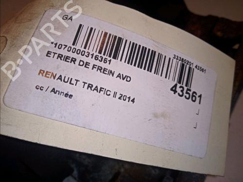 Used Right front brake caliper RENAULT TRAFIC II Van (FL) 2.0 dCi 90 (FL0H, FL00, FL01, FL0M, FL0P, FL0S) (90 hp) 14877605