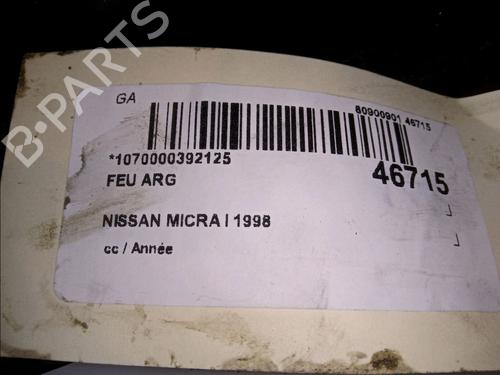 Used Left taillight Left taillight NISSAN MICRA II (K11) 1.0 i 16V (K11) (54 hp) 11509645 11509645