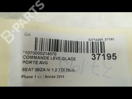 Left front window switch SEAT IBIZA IV (6J5, 6P1) 1.2 TDI | BP9605595I27 
